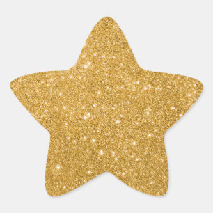 Étoile Sticker Elegant Gold Parties scintillant Star