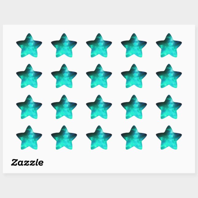 Étoile Sticker Emerald (Feuille)