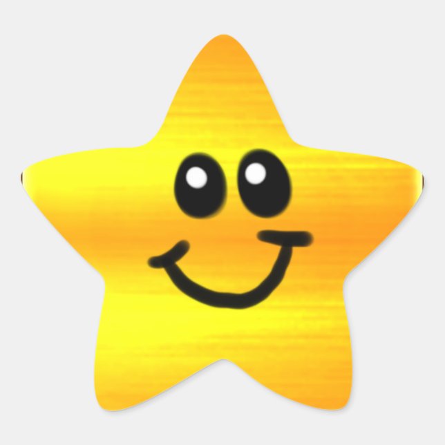 Étoile Sticker Golden Star (Devant)