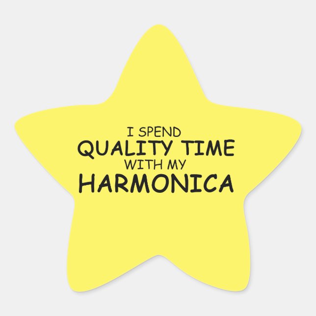 Étoile Sticker Harmonica Star Time (Devant)