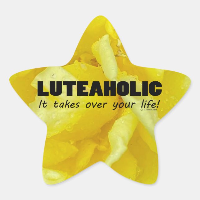 Étoile Sticker Luteaholic Life Star (Devant)