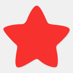 Étoile Sticker Red Star