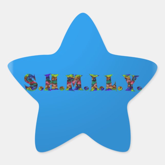 Étoile Sticker SHMILY (Devant)
