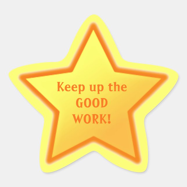 Étoile Sticker Star Encouragement (Devant)