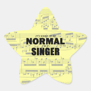 Étoile Sticker Star Singer Normal