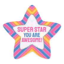 Super Star Vous êtes génial Sticker Star