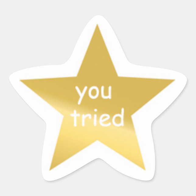 Étoile Vous Avez Essayé De Sticker (Devant)