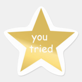 Étoile Vous Avez Essayé De Sticker