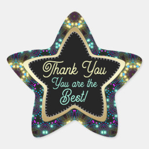 Étoile Vous êtes le meilleur Sticker Merci des étoiles ma