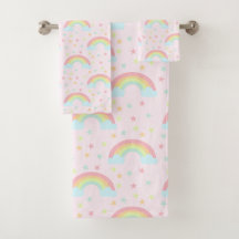 Étoiles Arc-en-ciel rose mignonne Couleur Pastel m