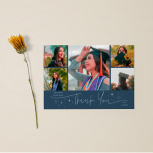 Étoiles Brillantes Carte de Remerciement Multiphot