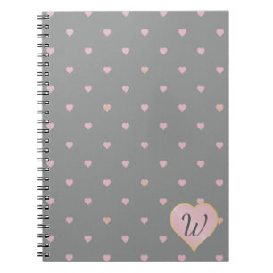 Étoiles dans les coeurs sur le Carnet gris