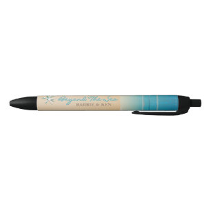 Étoiles de mer, stylos d'écriture de plage