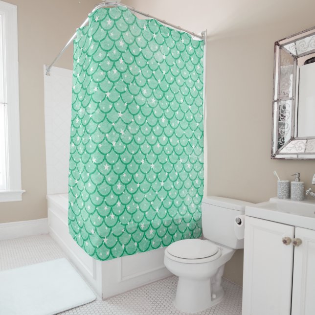 Etoiles de sirène Aqua Design Douche rideau (En situation)