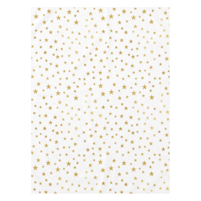 Étoiles d'or sur la nappe blanche (Devant)