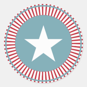 Étoiles et rayures 4 juillet Stickers