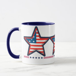 "Étoiles et rayures de la Mug américaine"