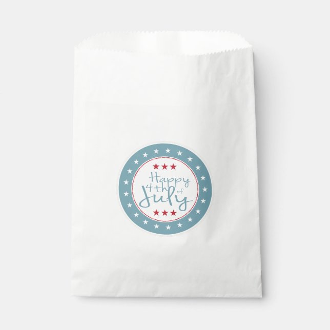 Étoiles et rayures Papier Patriotique Sacs de Good (Devant)