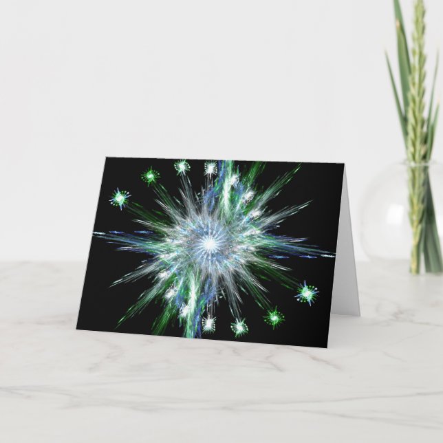 Étoiles étincelantes - Carte (Devant)