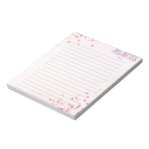Étoiles mignonnes Enfants Bloc-notes fixe