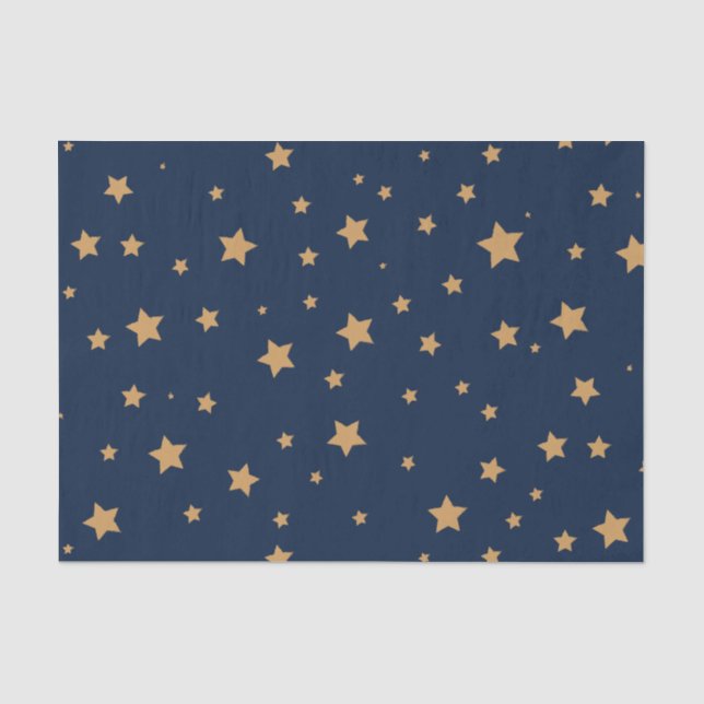 Étoiles - papier de soie de soie (Recto)