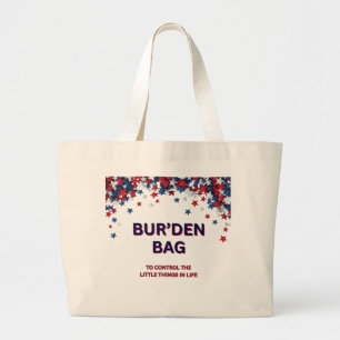 ÉTOILES PATRIOTIQUES, COTON ROUGE BLANC BLEU SAC B