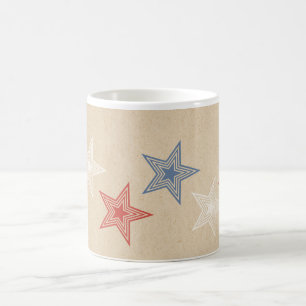 Étoiles patriotiques Mug