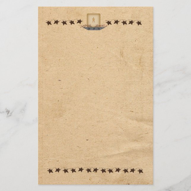 Étoiles Rouillées Et Papeterie À Bougies (Devant)