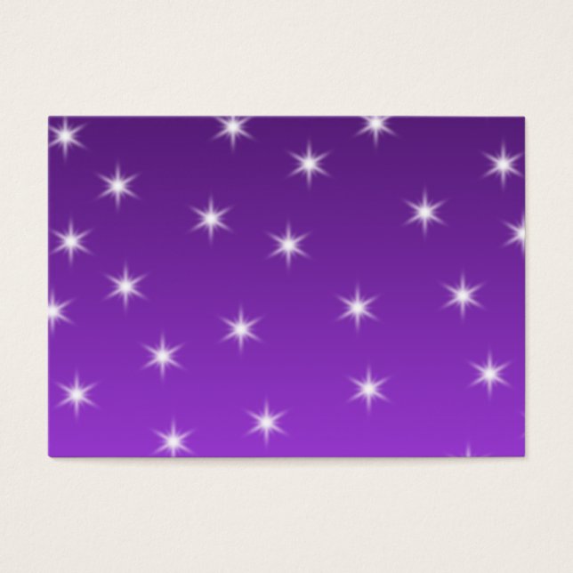Etoiles violettes et blanches, Motif. (Devant)