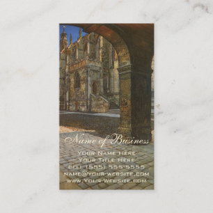 Eton College Chapel von Anna Alma Tadema Visitenkarte