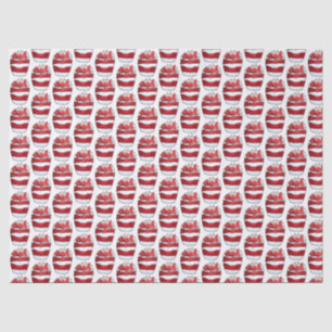 Eton Mess Strawberry Meringue UK British Dessert Seidenpapier