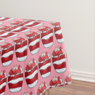 Eton Mess Strawberry Meringue UK British Dessert Tischdecke
