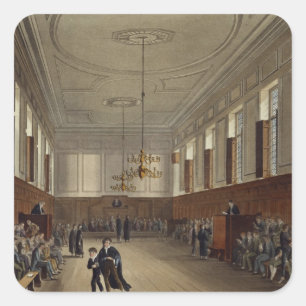 Eton Schulraum, "von der Geschichte von Eton Uni", Quadratischer Aufkleber