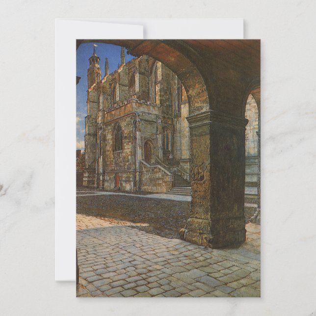 Eton Uni Kapelle von Anna Alma Tadema (Vorderseite)