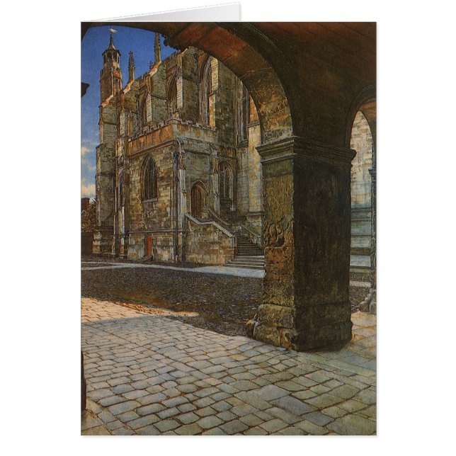 Eton Uni Kapelle von Anna Alma Tadema (Vorne)