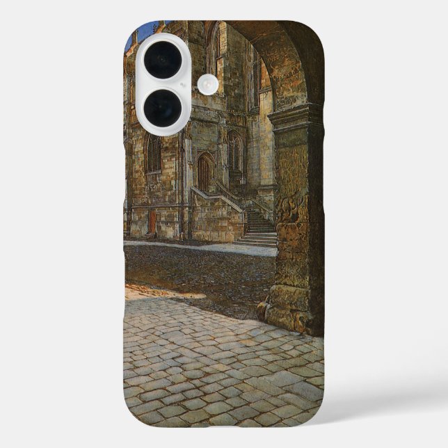 Eton Uni Kapelle von Anna Alma Tadema iPhone 16 Hülle (Rückseite)