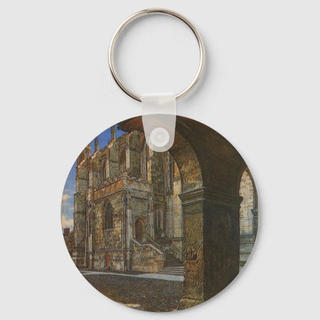 Eton Uni Kapelle von Anna Alma Tadema Schlüsselanhänger (Vorderseite)