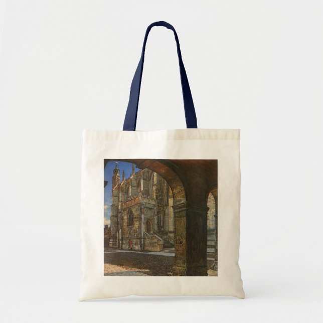 Eton Uni Kapelle von Anna Alma Tadema Tragetasche (Vorne)