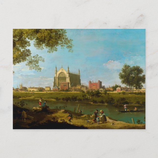 Eton Uni von Canaletto (1754) Postkarte (Vorderseite)