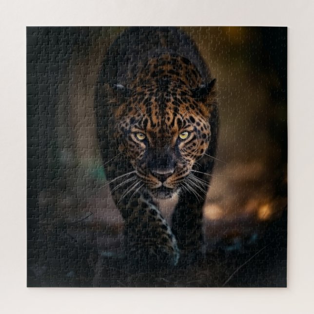 Étonnant Leopard sauvage 676pcs Jigsaw Puzzle (Vertical)