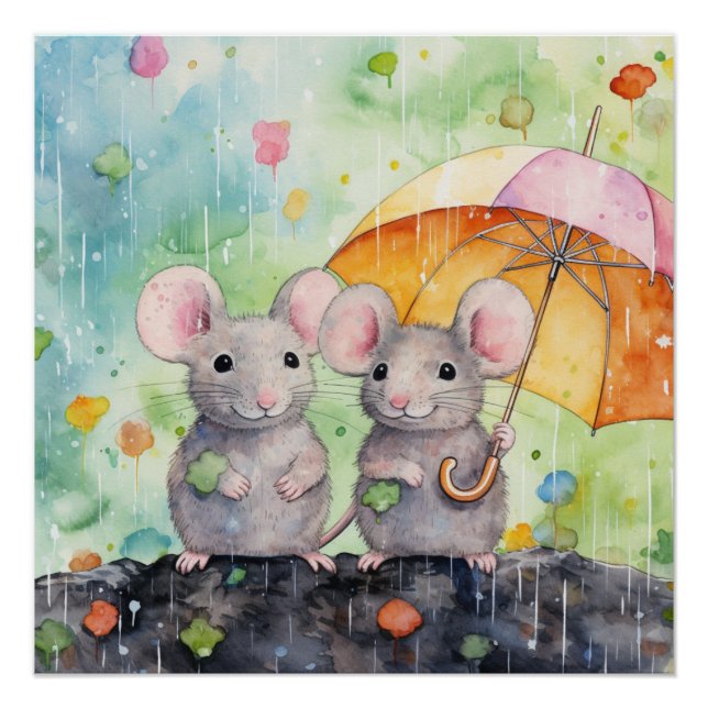 Étonnant poster de souris (Devant)