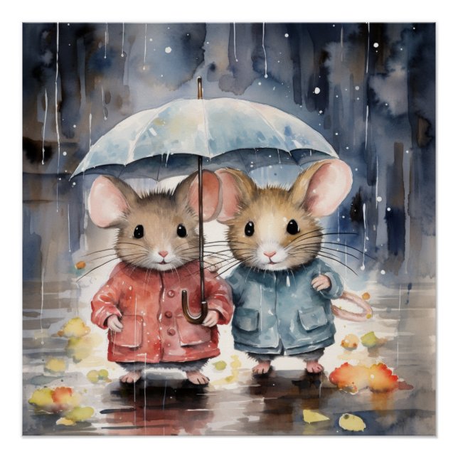 Étonnant poster de souris (Devant)