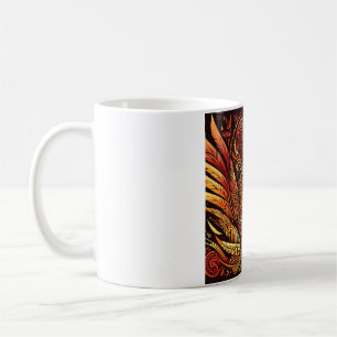 étrange tasse arc-en-ciel tribale #2
