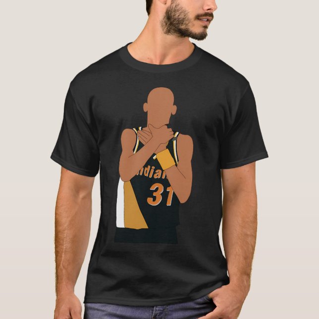 Etrangleur Reggie Miller T-Shirt (Vorderseite)