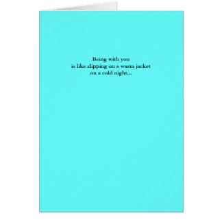 Être avec vous est comme le glissement sur un