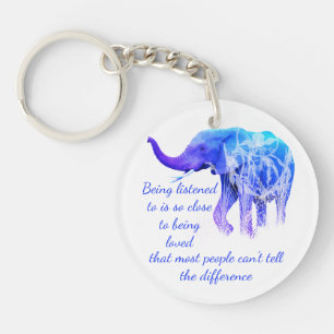 Être écoutée comme amour éléphant animal Ke