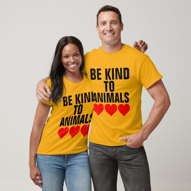 ÊTRE GENTIL POUR LES T-shirts ANIMAUX (Unisexe)