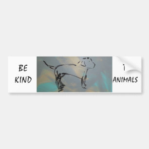 Être Lié Aux Animaux Sticker Bumper Magnet