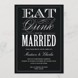 & ÊTRE MARIÉ FAIRE-PART DE MARIAGE