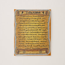 Être Une Sorcière Pagan Puzzle